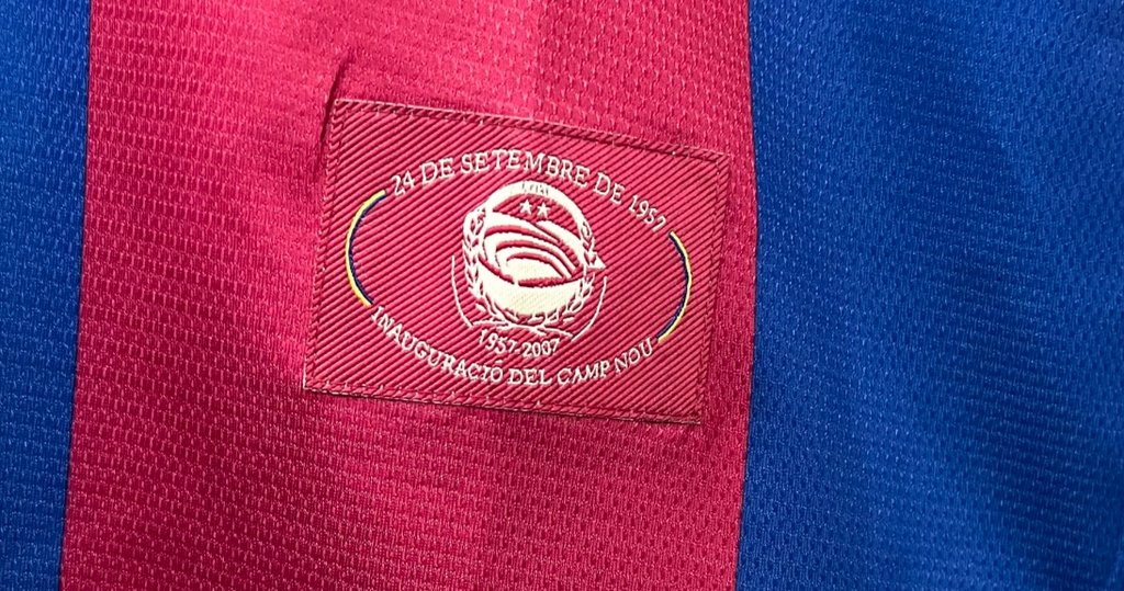 Barcelona 07/08 Men's Home Retro Shirt