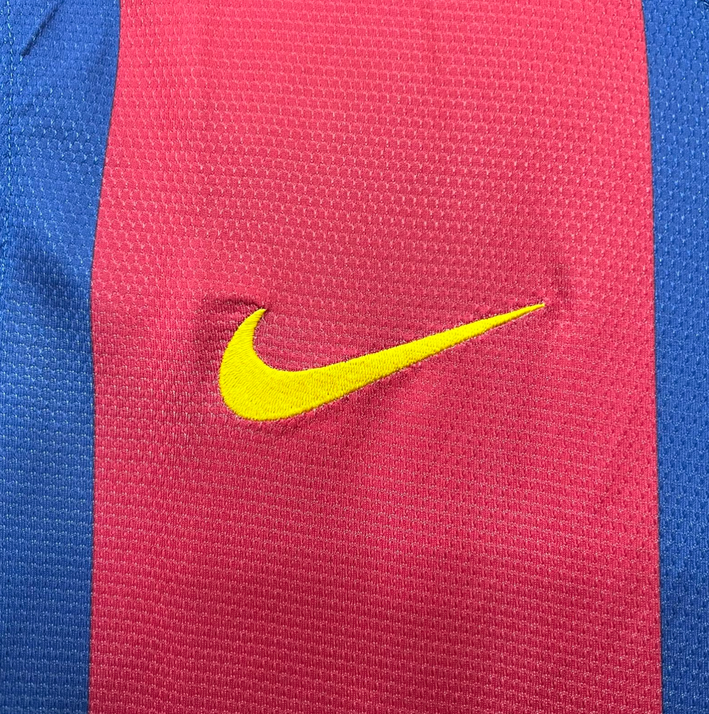 Barcelona 07/08 Men's Home Retro Shirt