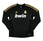 Real Madrid 11/12 Men's Away Retro Long Sleeve Shirt
