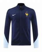 France 2024 Men's Navy Long Zip Jacket