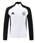 Germany 24/25 Men's White Long Zip Jacket