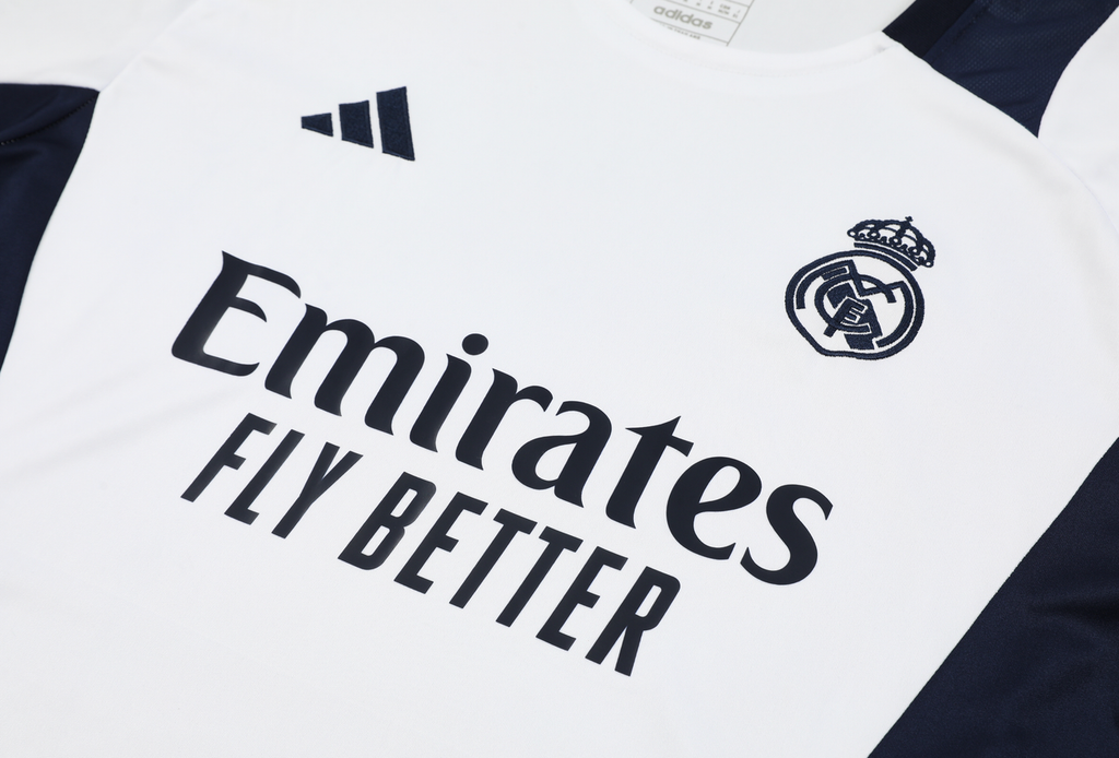Real Madrid 24/25 Men's White Training Tank Top
