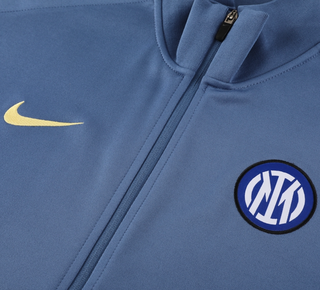 Inter Milan 24/25 Men's Blue Long Zip Jacket