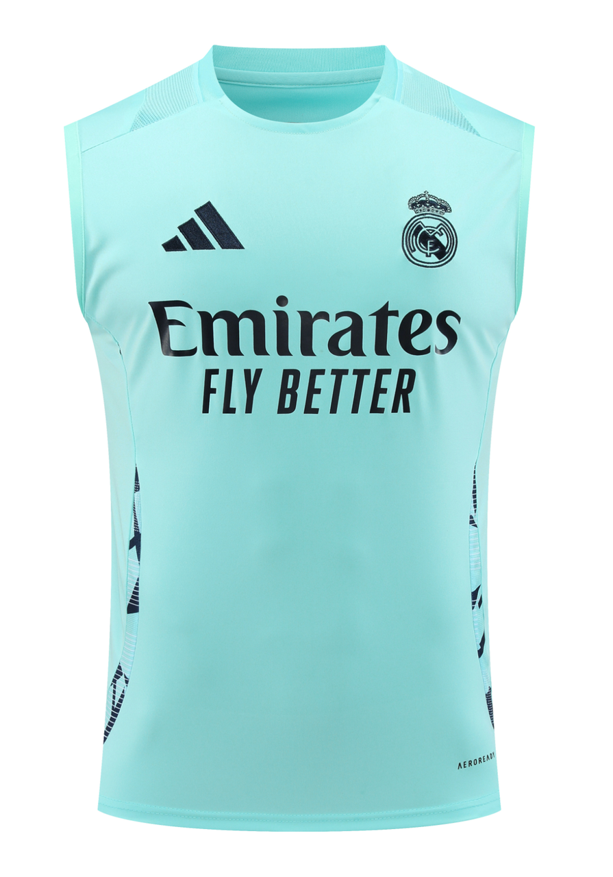 Real Madrid 24/25 Men's Turquoise Training Tank Top