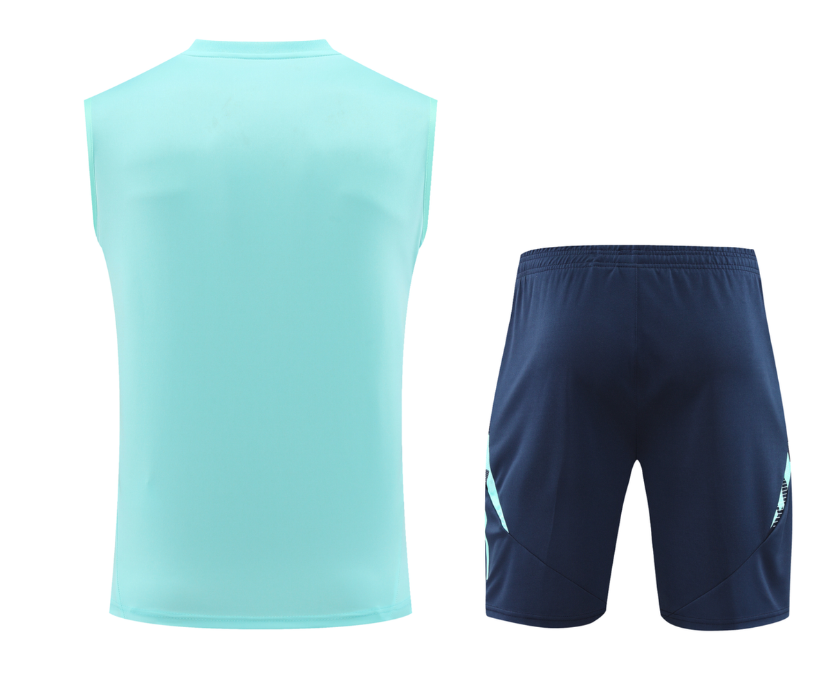 Real Madrid 24/25 Men's Turquoise Training Tank Top