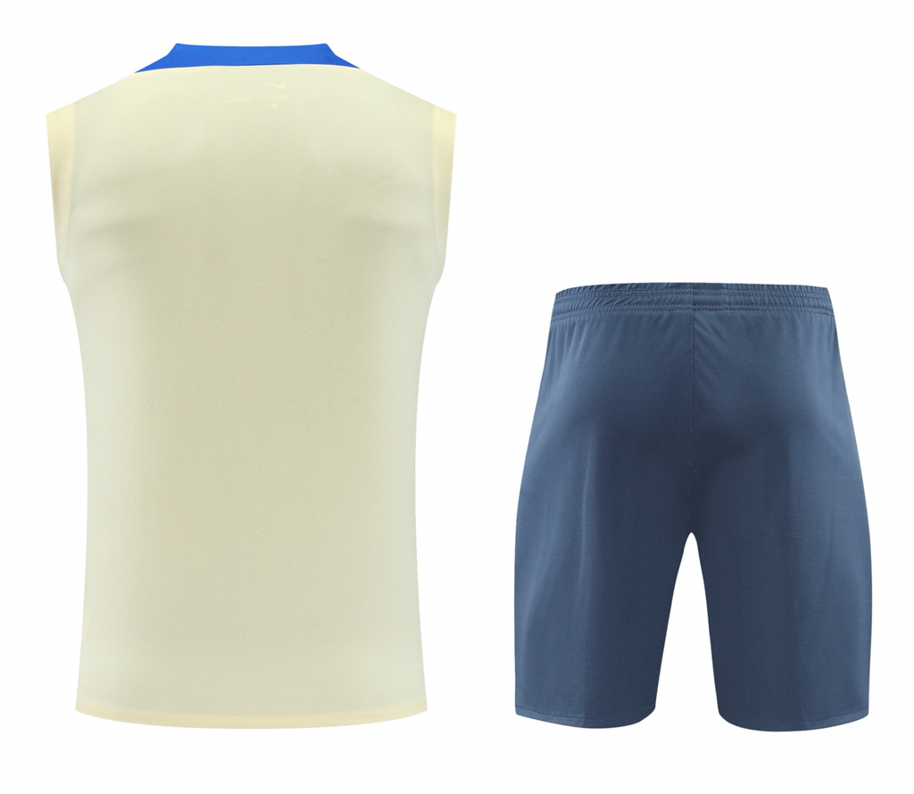 Inter Milan 24/25 Men's Light Yellow Training Tank Top