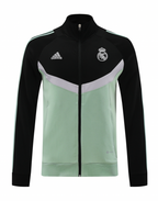 Real Madrid 24/25 Men's Black-Green Long Zip Jacket