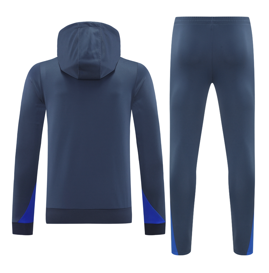 Inter Milan 24/25 Men's Dark Gray Hoodie Tracksuit