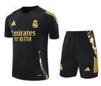 Real Madrid 24/25 Men's Black-Gold Training Shirt