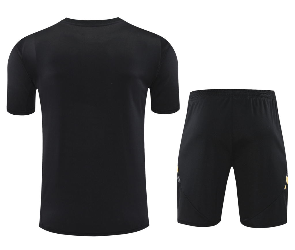 Real Madrid 24/25 Men's Black-Gold Training Shirt