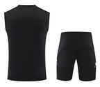 Real Madrid 24/25 Men's Black-Gold Training Tank Top