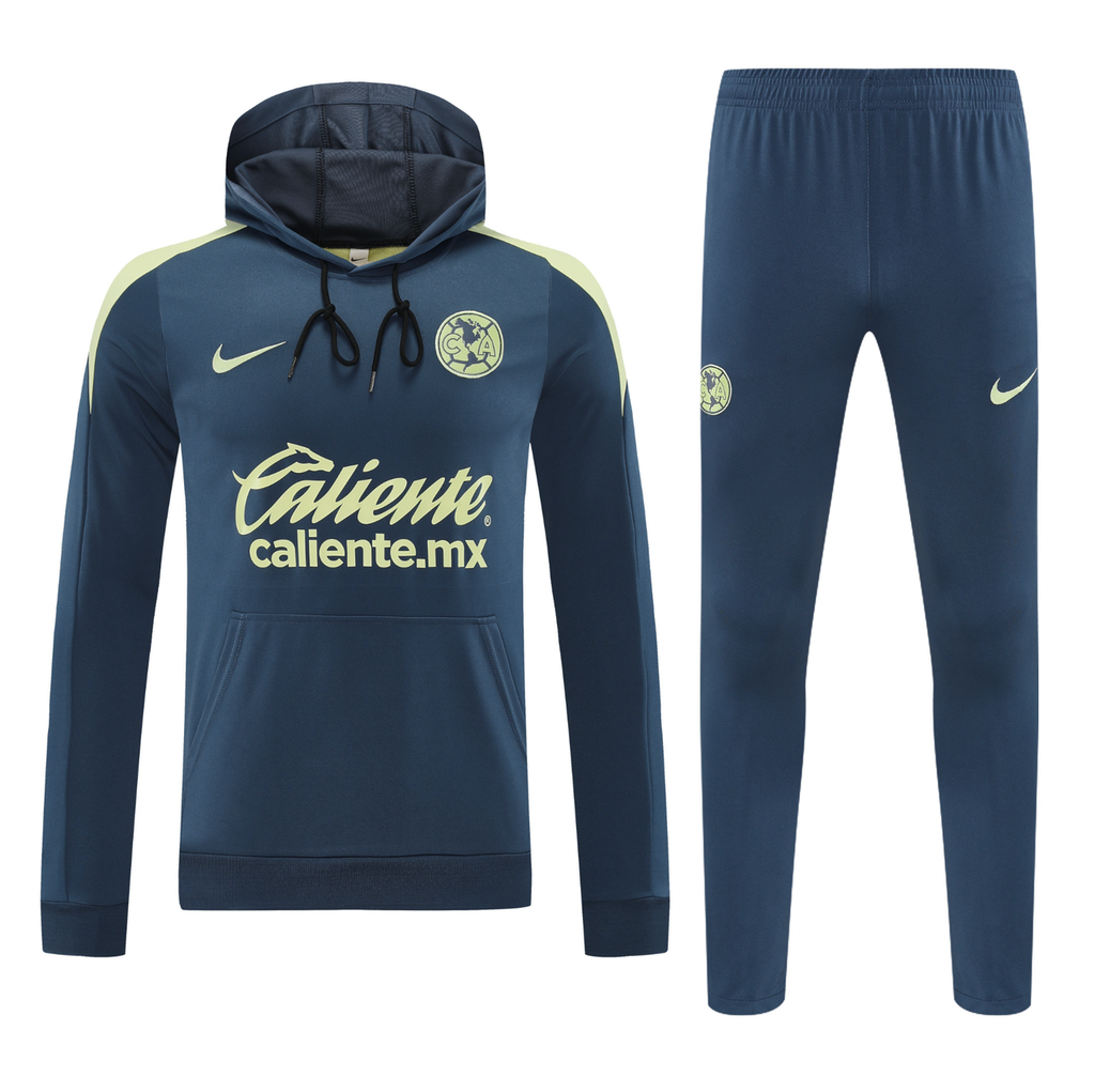 CF América 24/25 Men's Blue Hoodie Tracksuit
