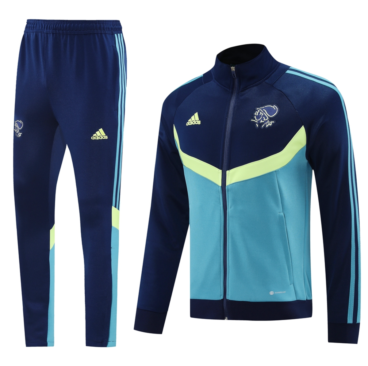 Ajax 24/25 Men's Blue Long Zip Jacket