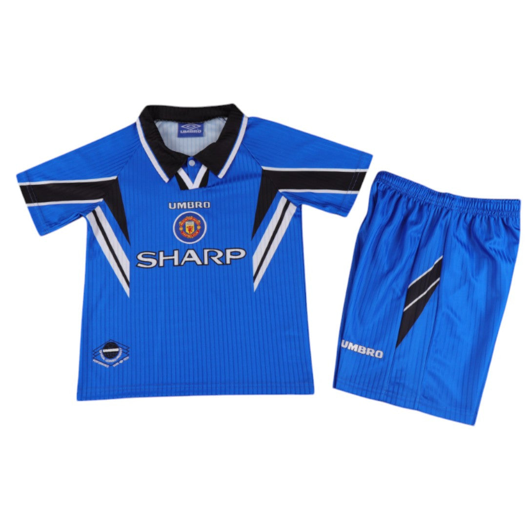 Manchester United 96/97 Kid's Third Retro Mini-Kit
