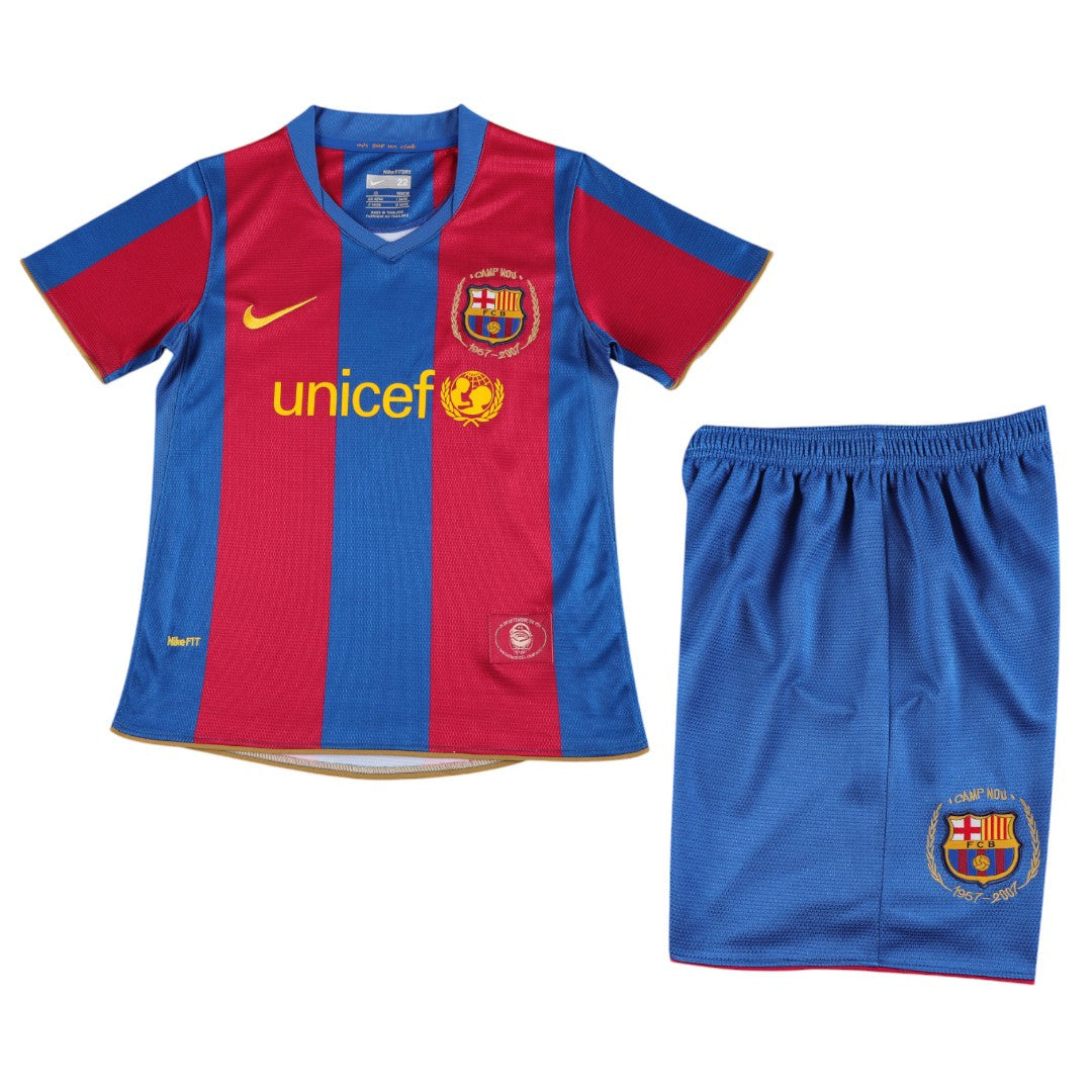 Barcelona 07/08 Kid's Home Retro Mini-Kit