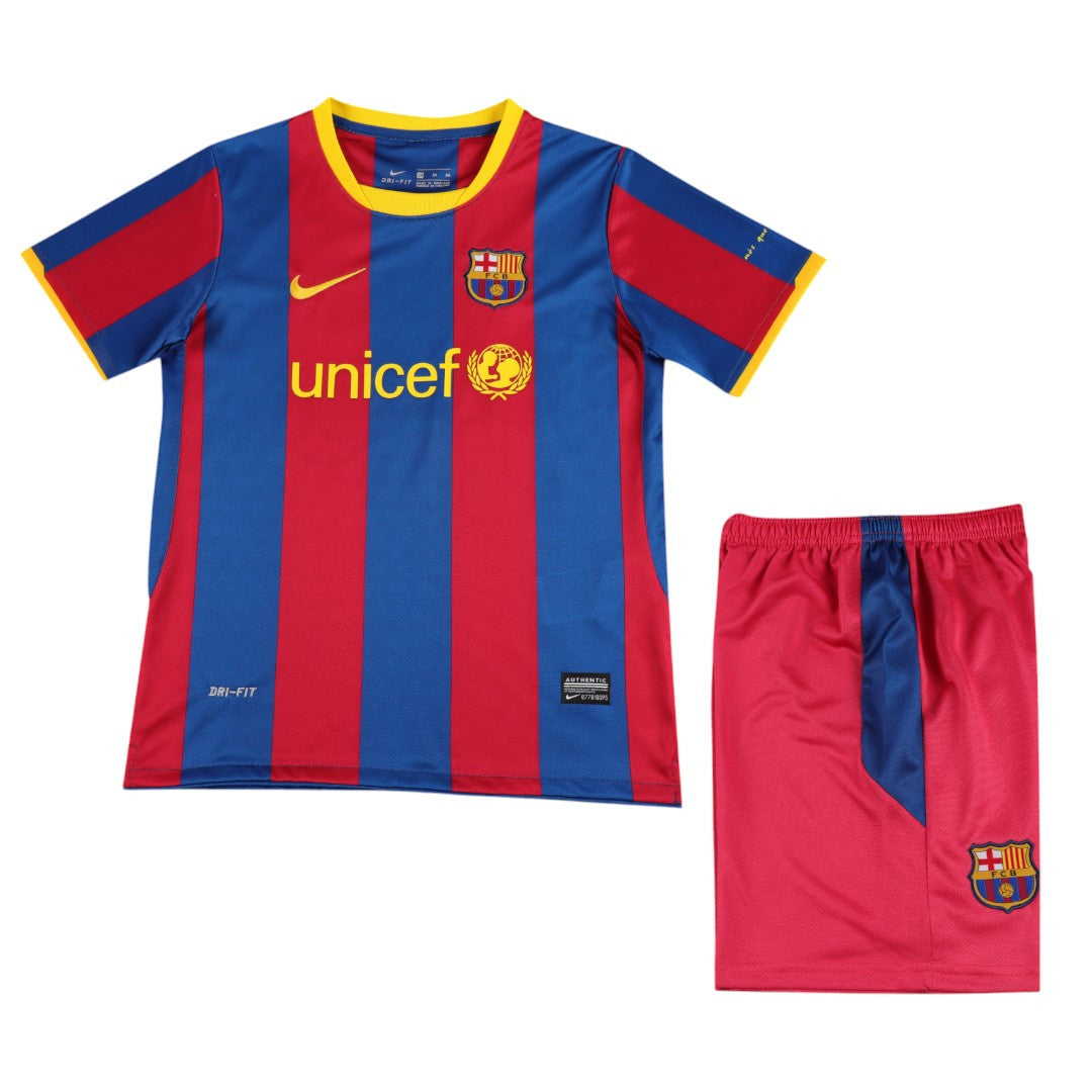 Barcelona 10/11 Kid's Home Retro Mini-Kit