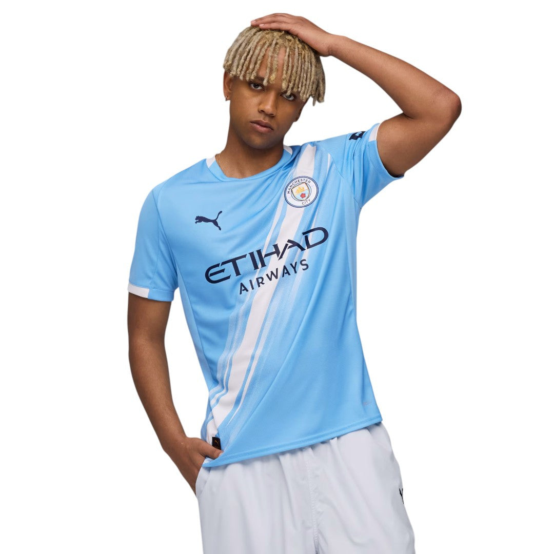 HAALAND #9 Manchester City 25/26 Stadium Men's Home Shirt - Man City Font