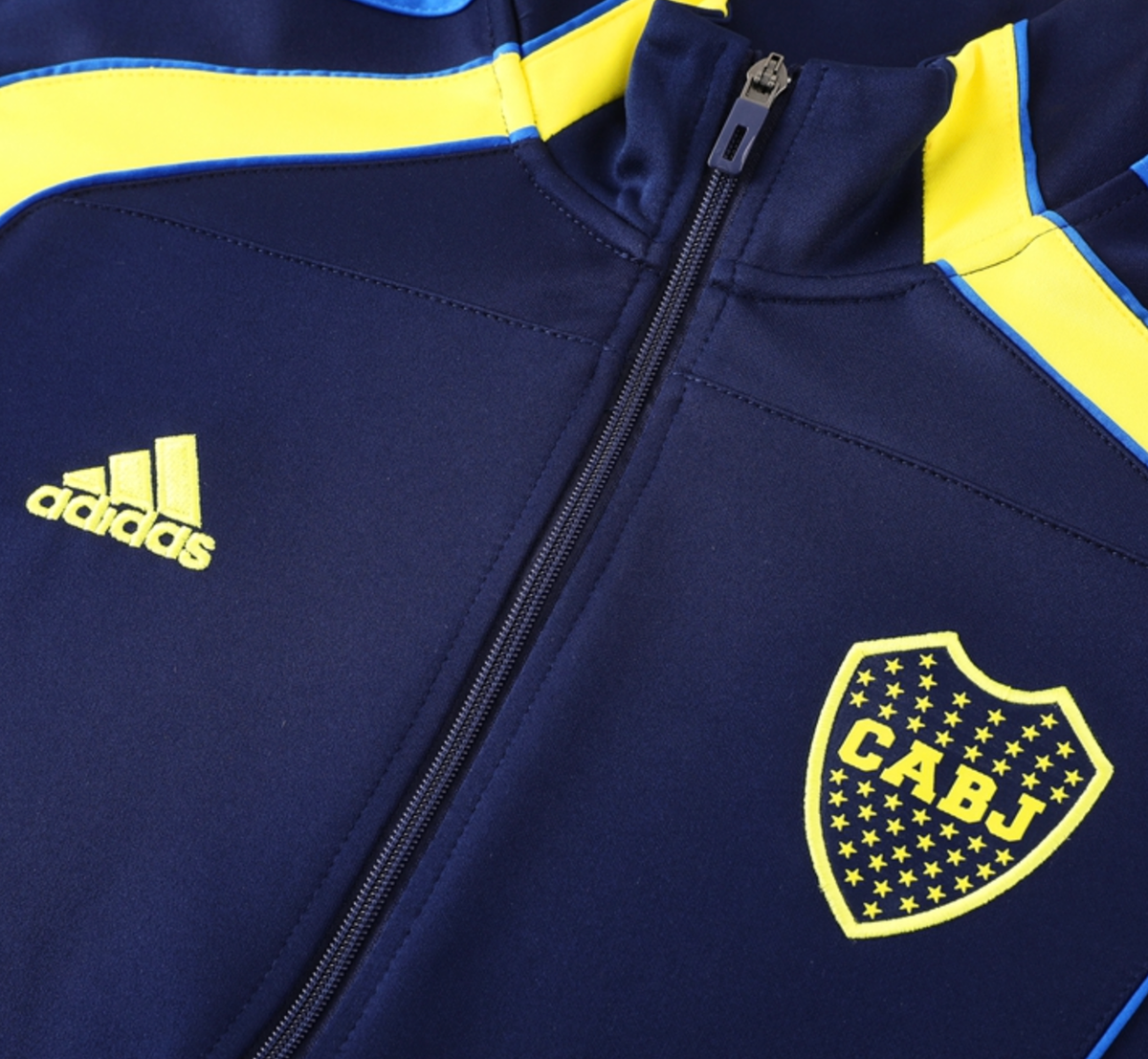 Boca Juniors 25/26 Men's Navy Long Zip Jacket