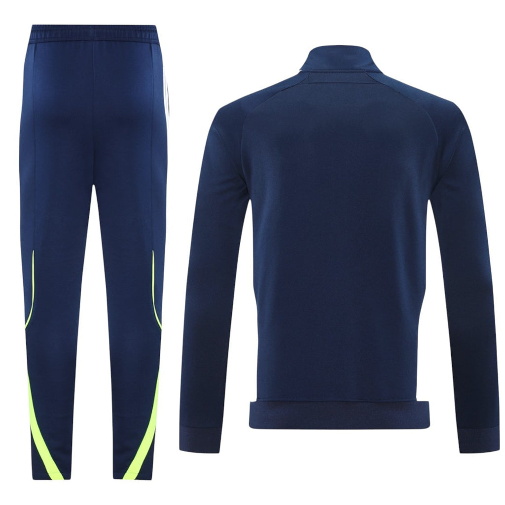 Real Madrid 25/26 Men's Navy-White Long Zip Jacket