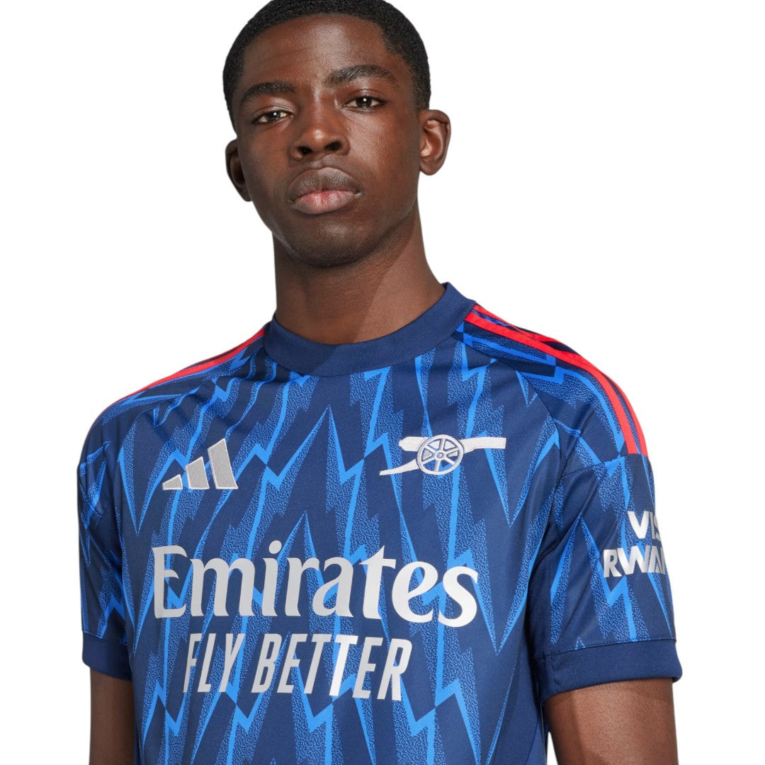 RICE #41 Arsenal 25/26 Stadium Men's Away Shirt - PL Font