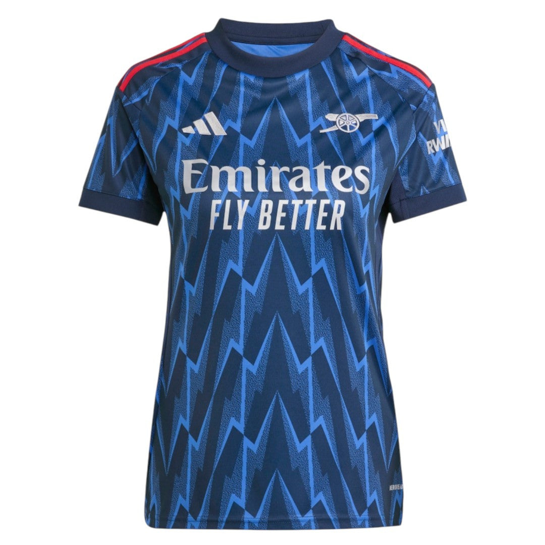 ØDEGAARD #8 Arsenal 25/26 Women's Away Shirt - PL Font