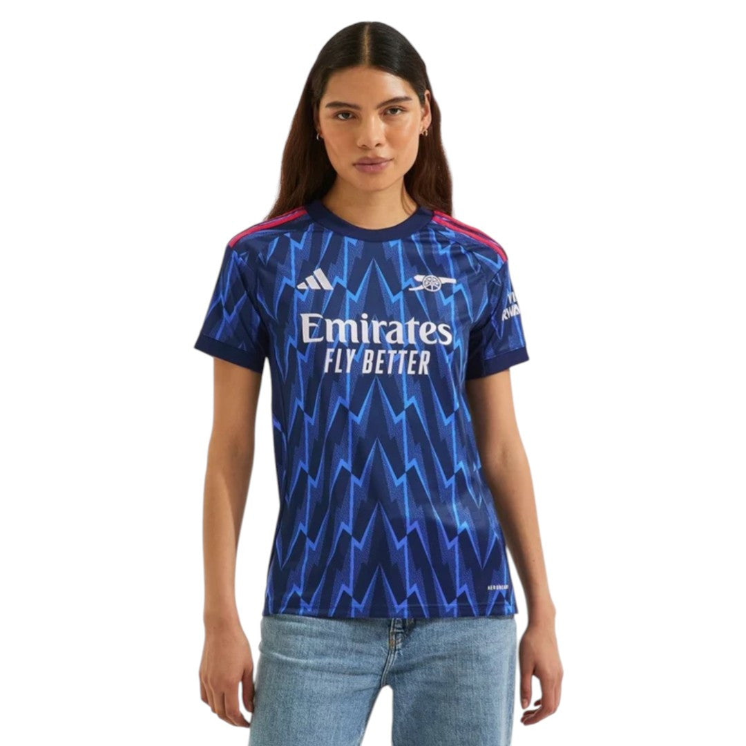 SAKA #7 Arsenal 25/26 Women's Away Shirt - Arsenal Font
