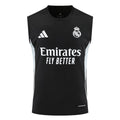 Real Madrid 25/26 Men's Black Training Tank Top