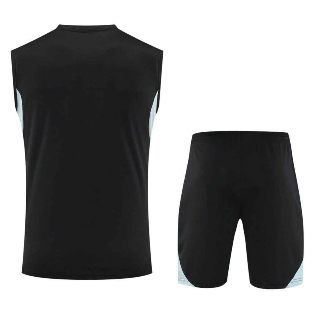 Real Madrid 25/26 Men's Black Training Tank Top