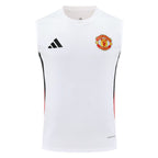 Manchester United 25/26 Men's White Training Tank Top