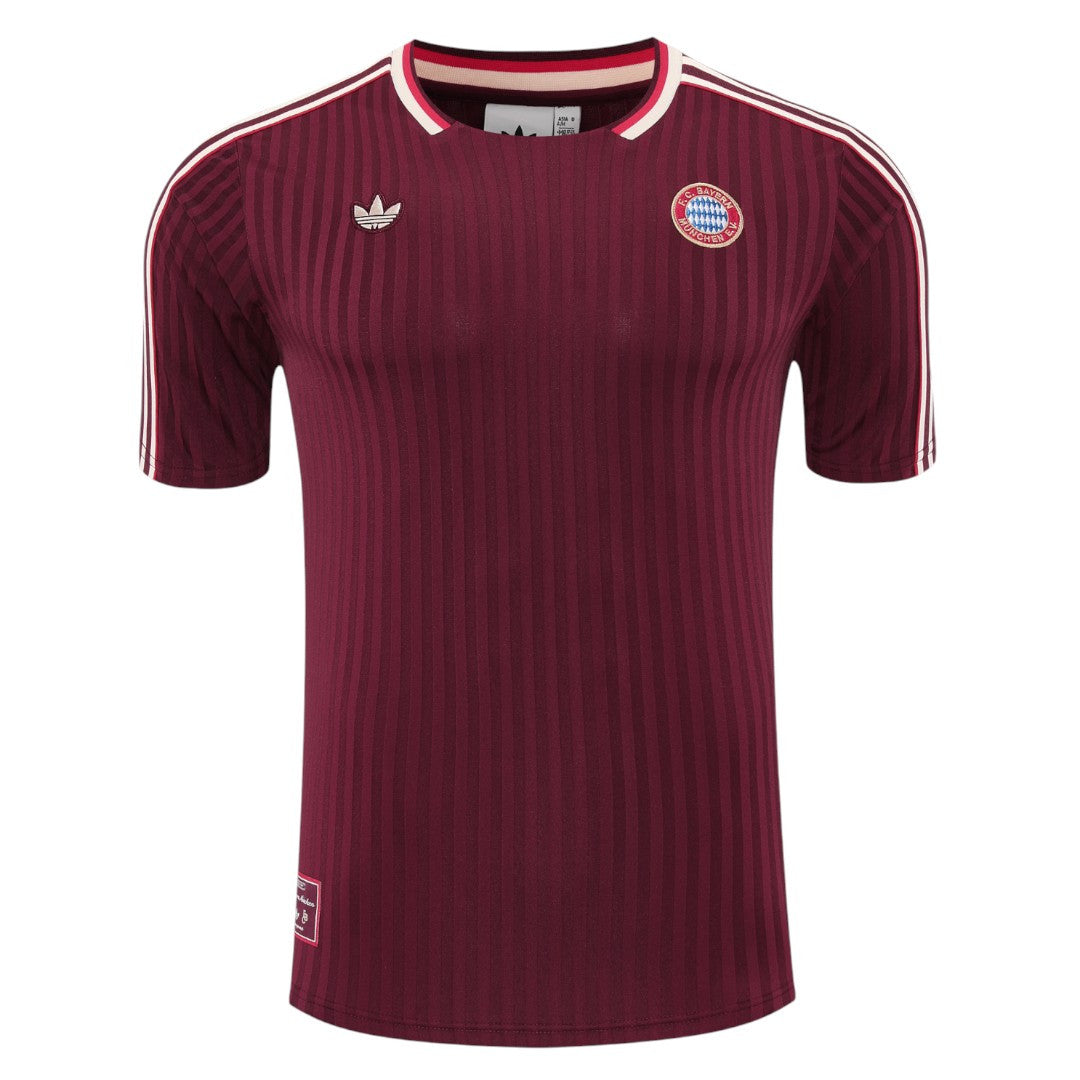 Bayern Munich 25/26 Men's Bordeaux Terrace Icon Shirt