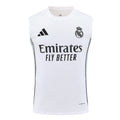 Real Madrid 25/26 Men's White Training Tank Top