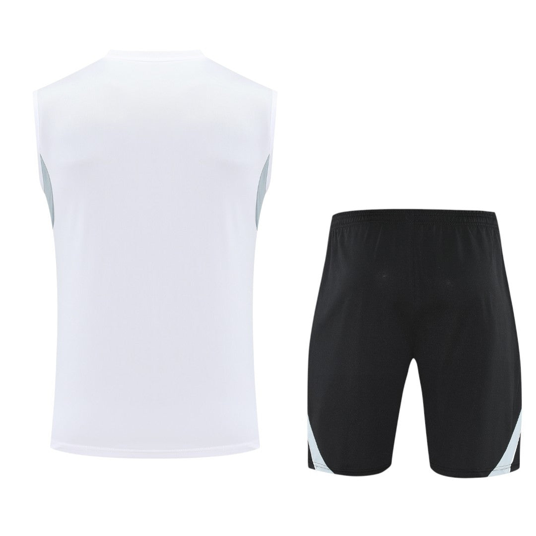 Real Madrid 25/26 Men's White Training Tank Top
