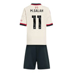 M.SALAH #11 Liverpool 25/26 Kid's Away Mini-Kit - PL Font