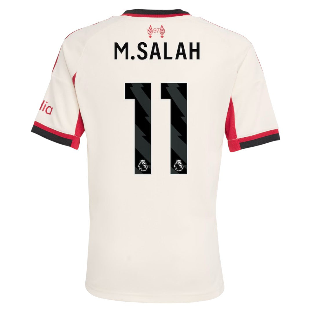 M.SALAH #11 Liverpool 25/26 Kid's Away Mini-Kit - PL Font