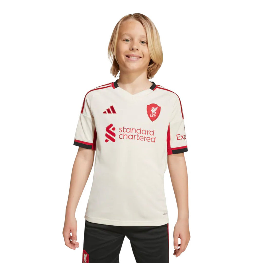 M.SALAH #11 Liverpool 25/26 Kid's Away Mini-Kit - PL Font