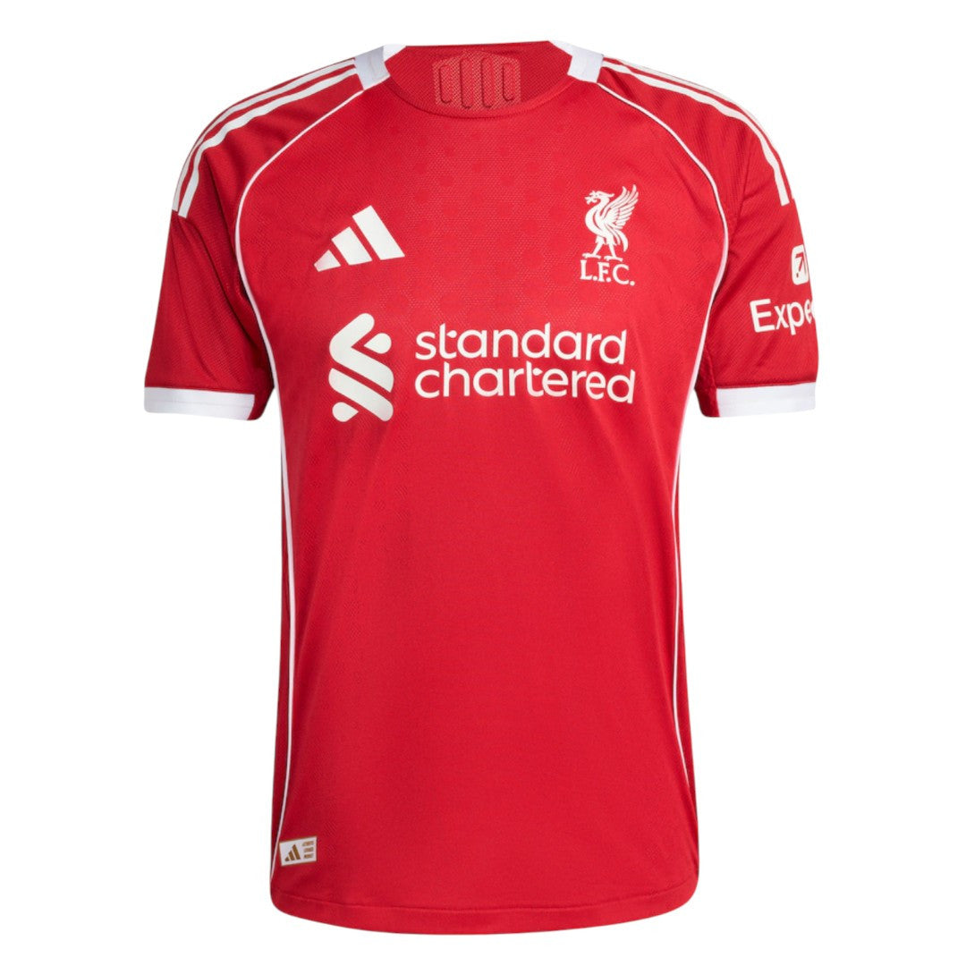 M.SALAH #11 Liverpool 25/26 Authentic Men's Home Shirt - PL Font