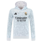 Real Madrid 25/26 Men's Gray Pre-Match Hoodie Tracksuit