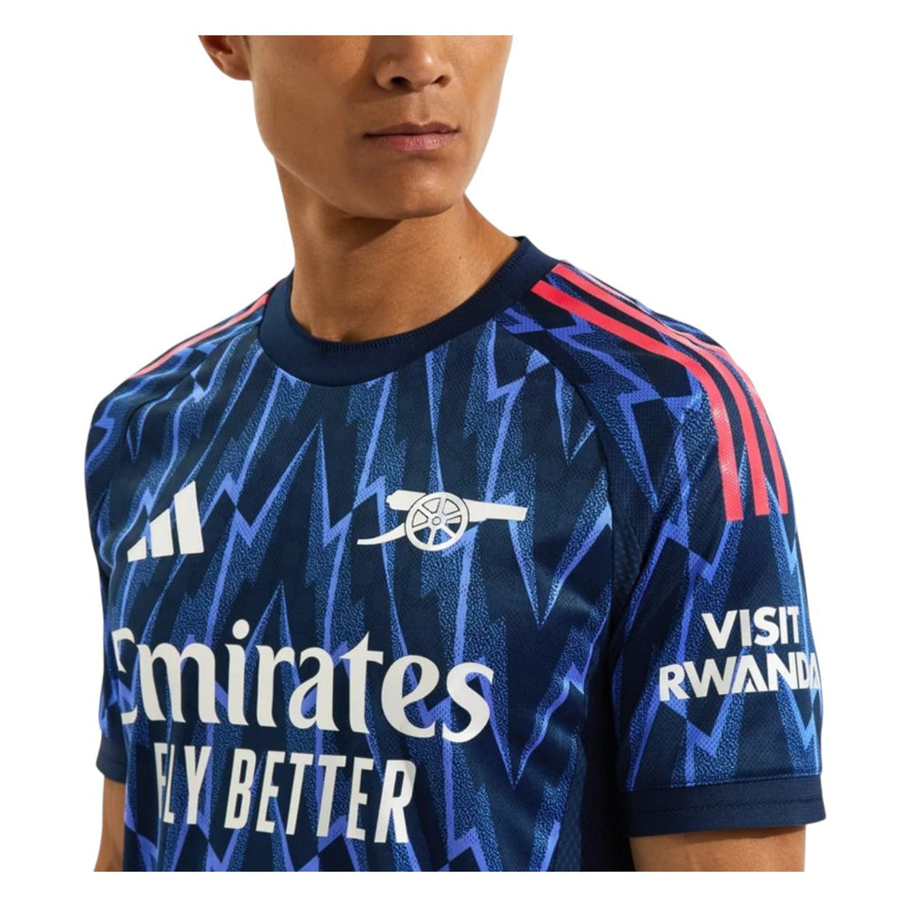 ØDEGAARD #8 Arsenal 25/26 Authentic Men's Away Shirt - Arsenal Font