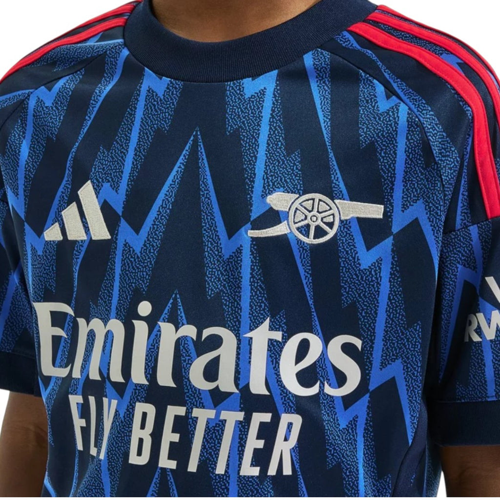 ØDEGAARD #8 Arsenal 25/26 Kid's Away Mini-Kit - PL Font