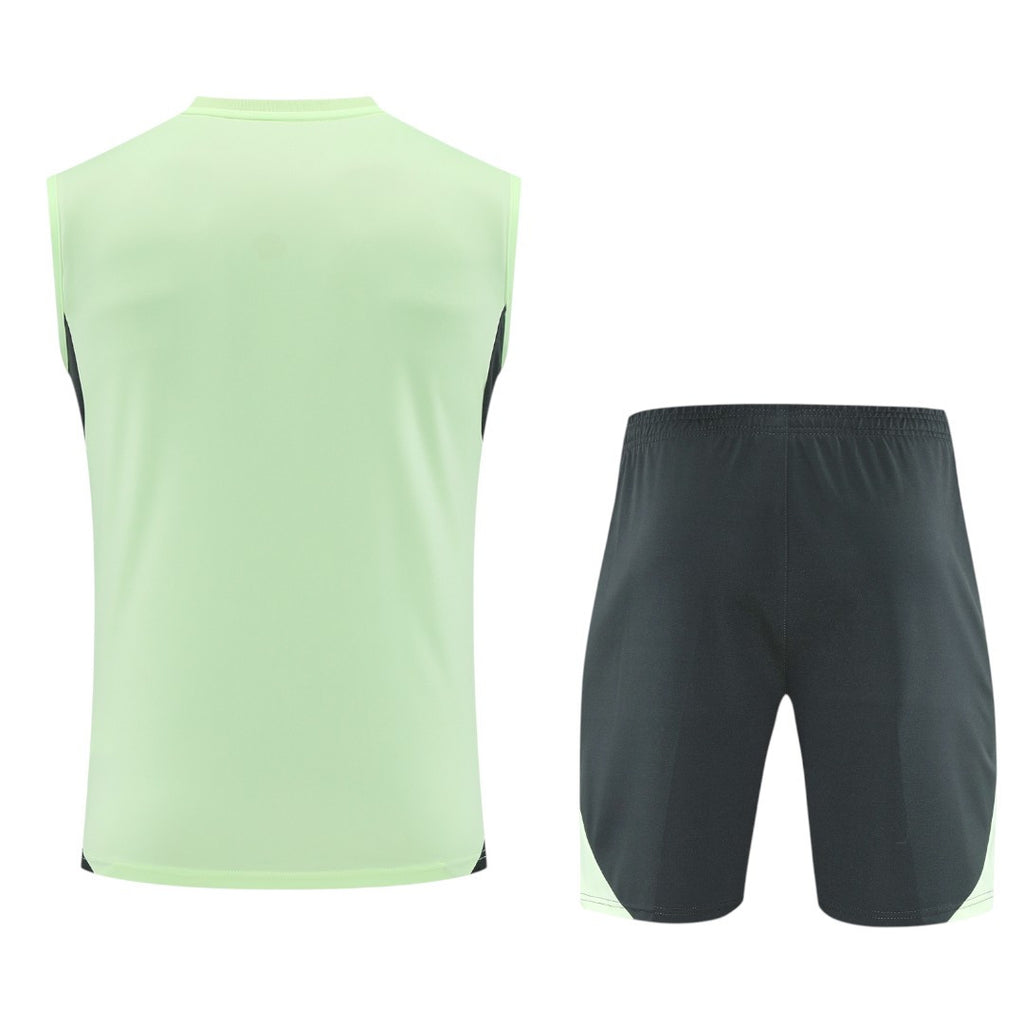 Real Madrid 25/26 Men's Lime Green Training Tank Top