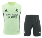 Real Madrid 25/26 Men's Lime Green Training Tank Top