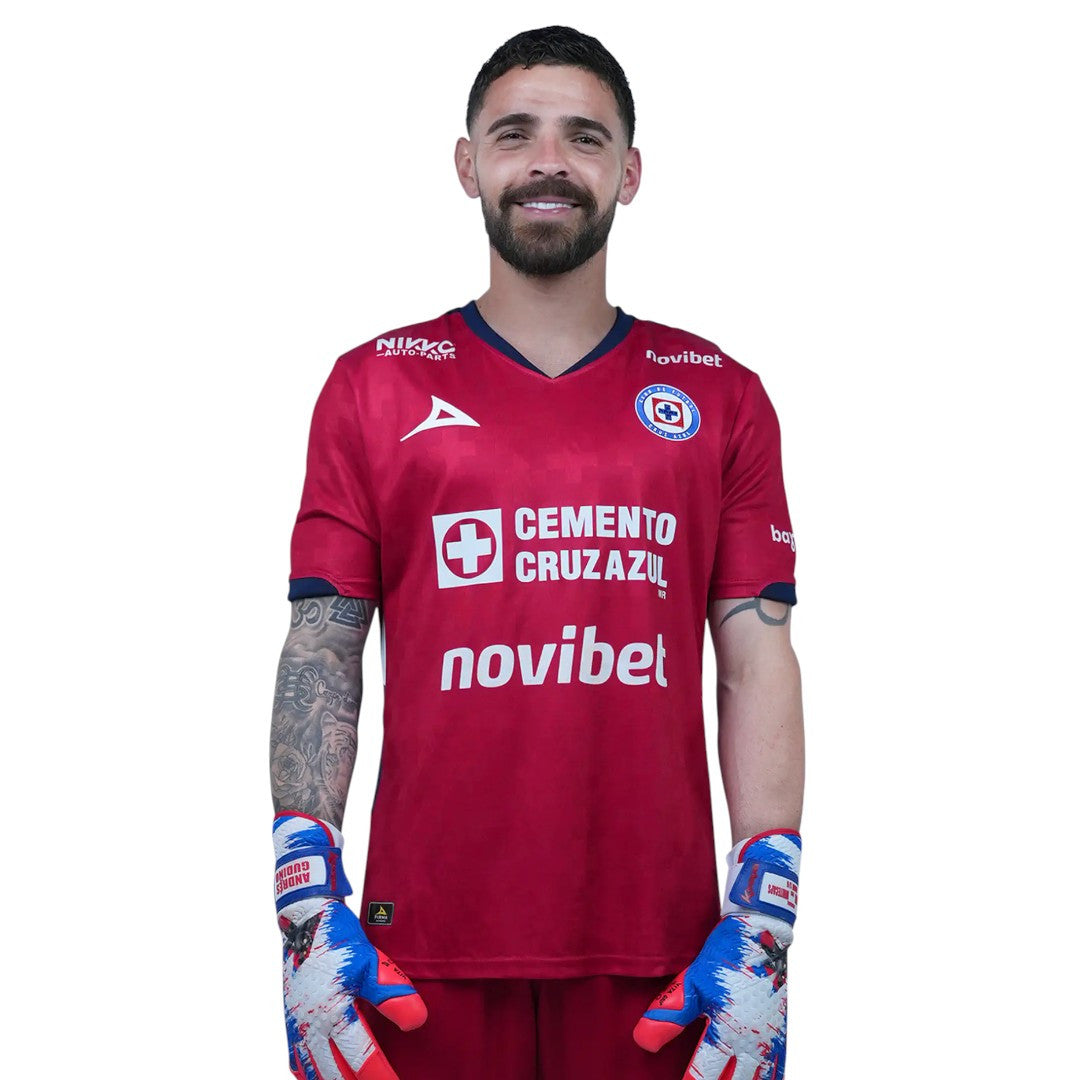 Cruz Azul 25/26 Men's Red Goalkeeper Shirt