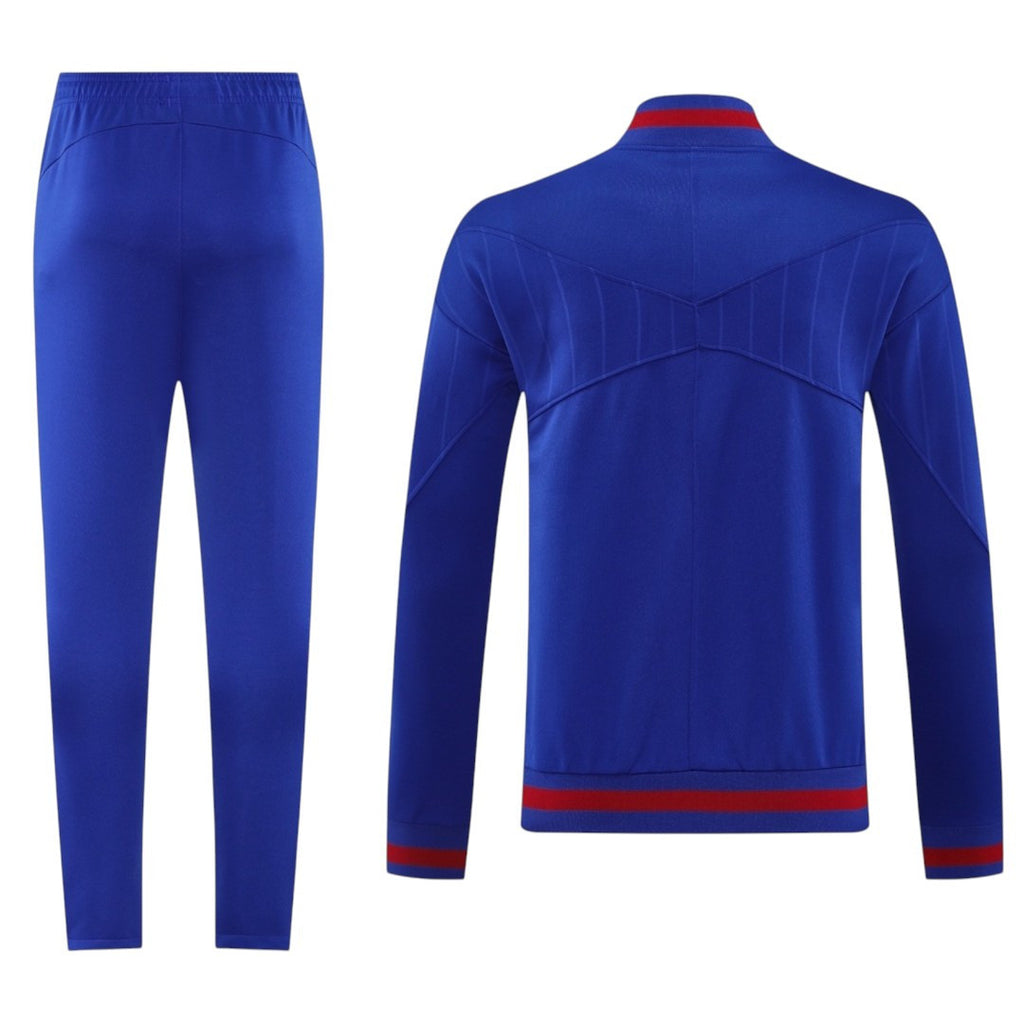 Barcelona 25/26 Men's Blue Long Zip Anthem Jacket
