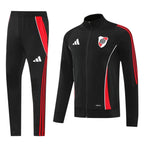River Plate 25/26 Men's Black Long Zip Jacket
