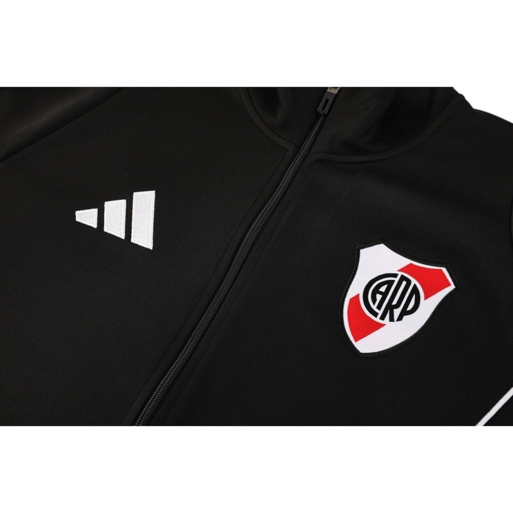 River Plate 25/26 Men's Black Long Zip Jacket