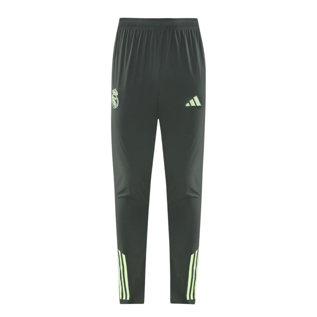 Real Madrid 25/26 Men's Lime Green Long Zip Windbreaker