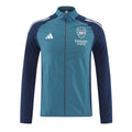 Arsenal 25/26 Men's Navy Long Zip Windbreaker