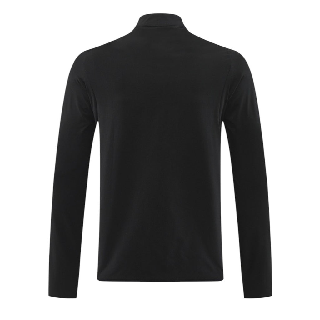 Juventus 25/26 Men's Black Long Zip Windbreaker