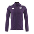 Manchester United 25/26 Men's Purple Long Zip Windbreaker