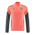 Bayern Munich 25/26 Men's Orange Long Zip Windbreaker